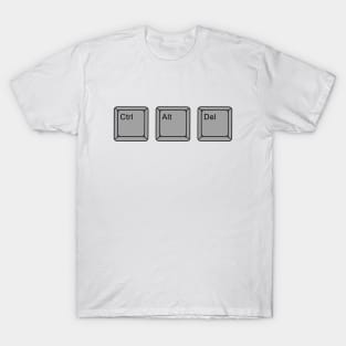 ALT CTRL DEL White T-Shirt